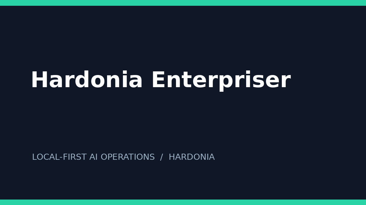 Hardonia Enterpriser