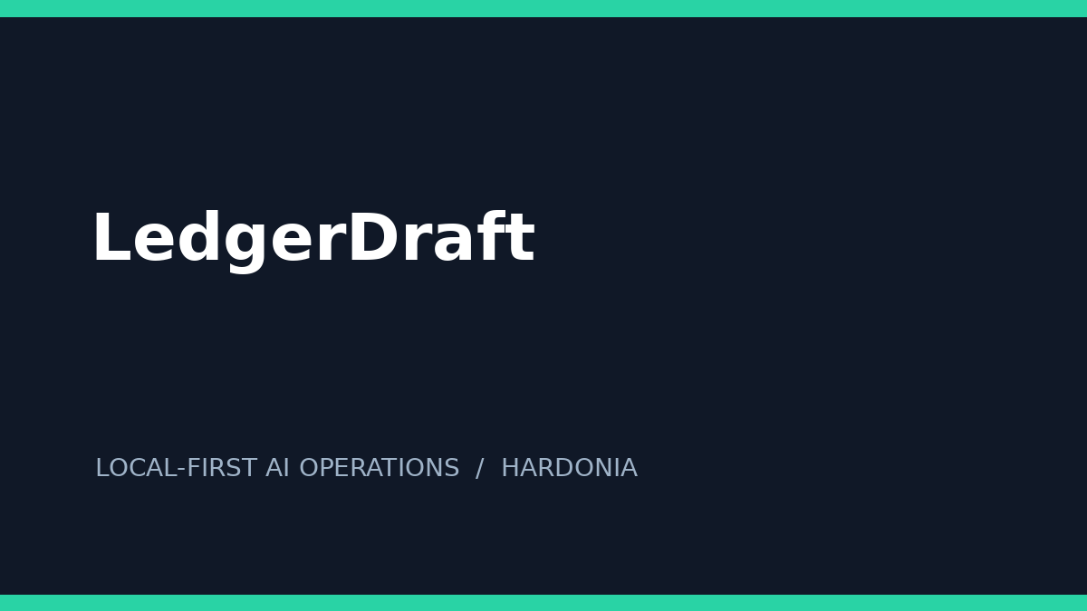 LedgerDraft