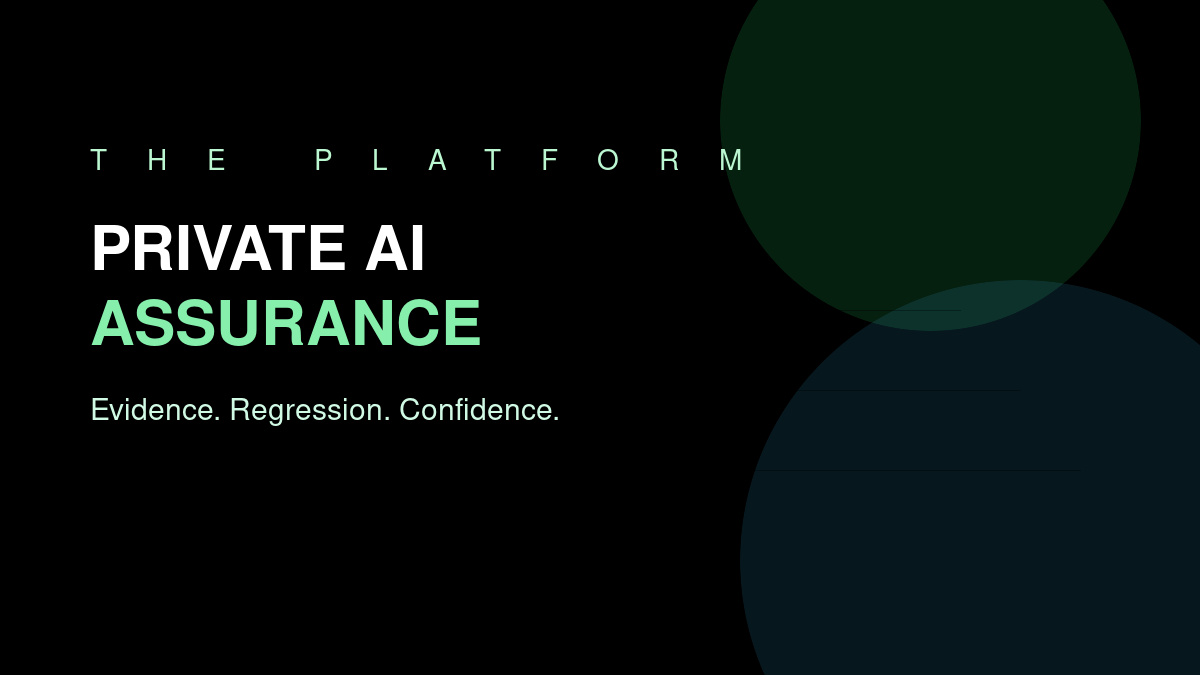 Private AI Assurance Retainer