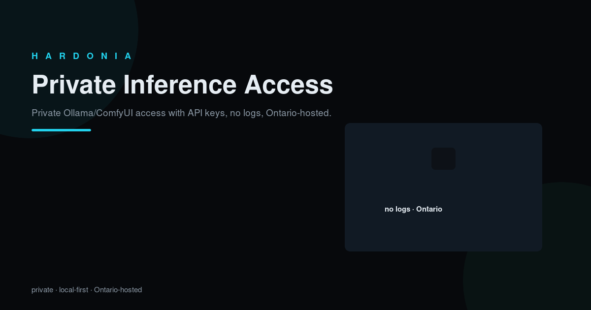 Private Inference Access